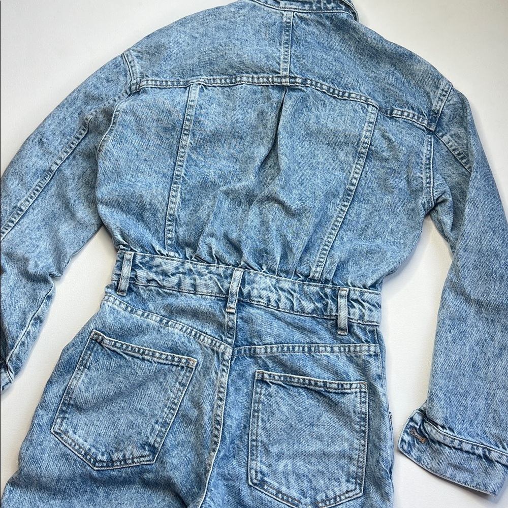 We The Free Light Blue Denim Jumpsuit - Picture 13 of 14